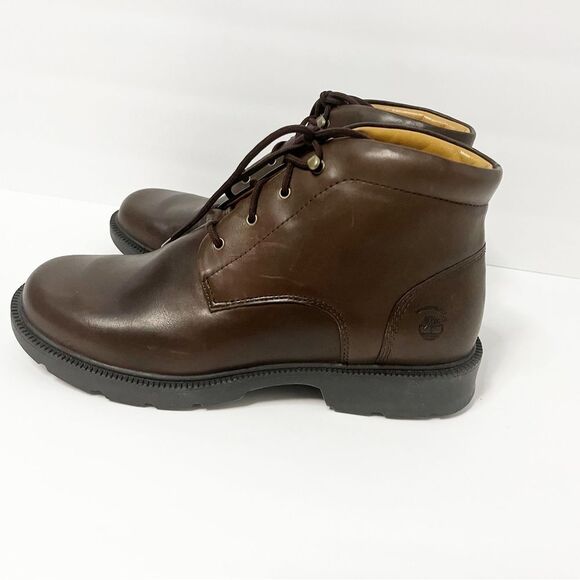 Timberland Brown Leather Boots Size 10M - Picture 2 of 9